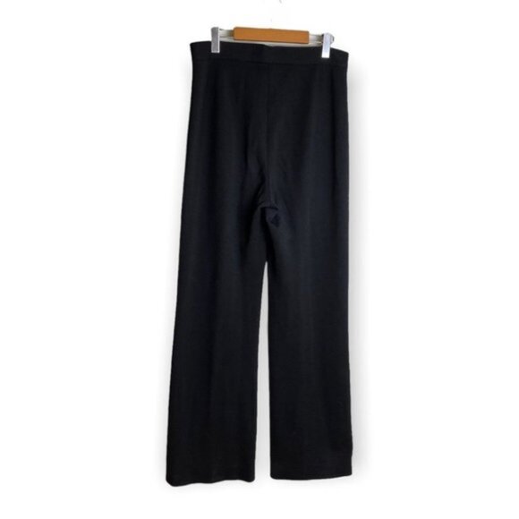 Club Monaco Black Wool Wide Leg Pants - Picture 2 of 8